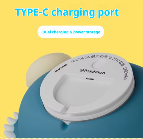 Snorlax Squishy Silicone LED Night Light with Gift Box – Soft Touch Ambient Lamp for Home & Desk