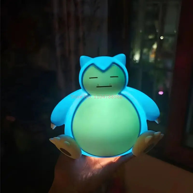Snorlax Squishy Silicone LED Night Light with Gift Box – Soft Touch Ambient Lamp for Home & Desk