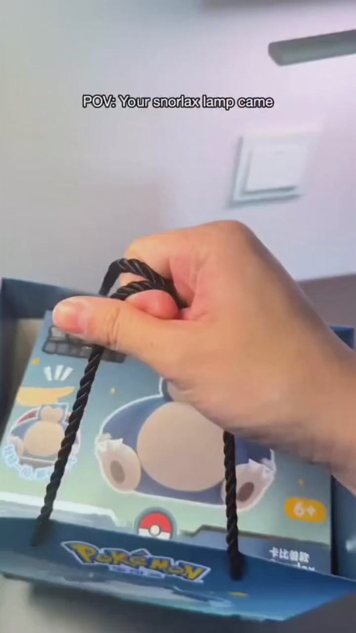 Snorlax Squishy Silicone LED Night Light with Gift Box – Soft Touch Ambient Lamp for Home & Desk